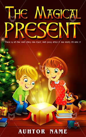 Children-book-cover-magical-kids-present