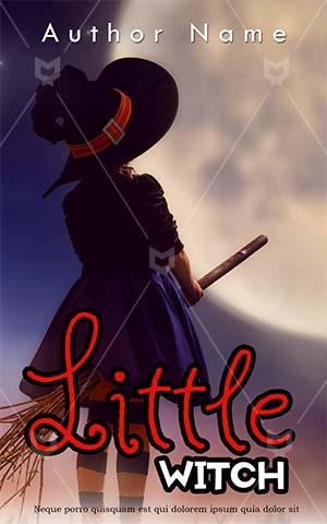 Children-book-cover-kids-witch-moon-scary