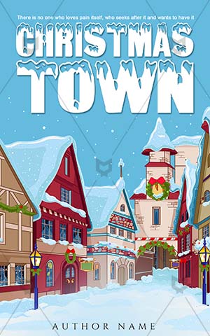 Children-book-cover-christmas-kids-town
