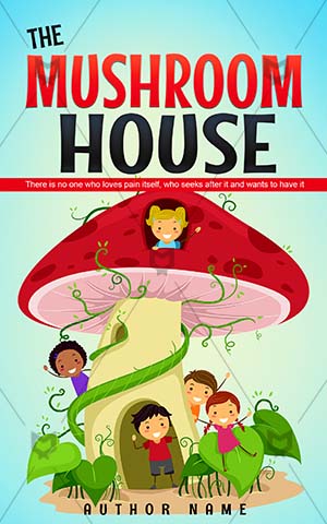 Children-book-cover-mushroom-kids-cartoon