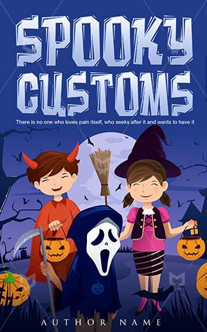 Children-book-cover-spooky-kids-customs