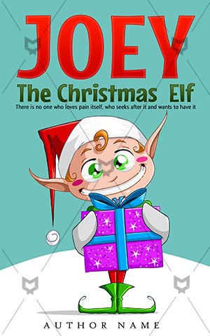 Children-book-cover-elf-joey-present