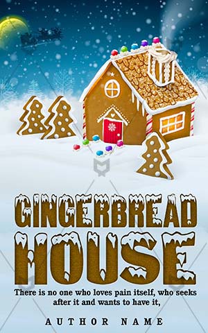 Children-book-cover-gingerbread-house-cartoon