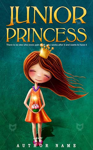 Children-book-cover-kids-princess-junior