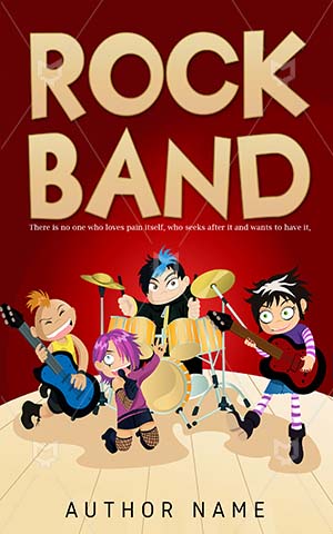 Children-book-cover-kids-rock-band