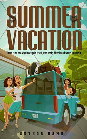 Children-book-cover-summer-enjoy-vaction
