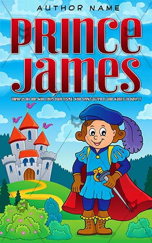 Children-book-cover-kids-prince-james