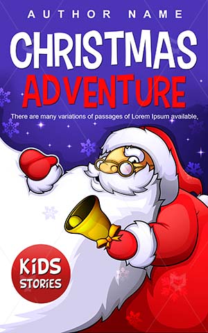 Children-book-cover-Christmas-Cartoon-Santa-Adventure-Vector-Xmas-Cover-kids-Gifts