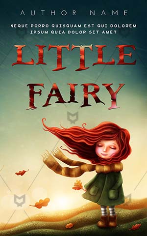Children-book-cover-Cute-Girl-Hair-Wind-Fall-Child-Cartoon-Childhood-Kid-Imagination-Fantasy-Dream-Story-Little