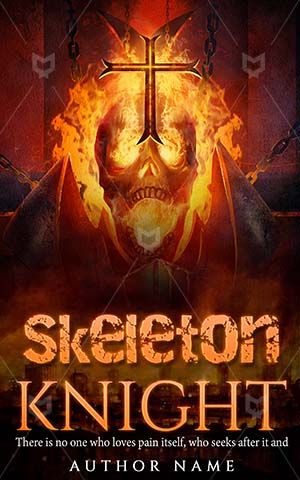 Children-book-cover-Knight-Skeleton-Illustration-Angry-knight-Burn-Fire-Flame-Dread-Skull-Fear-Book-with-skeleton-on-King-Dead-Aggressive