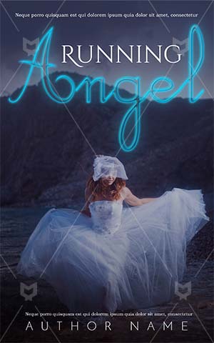 Fantasy-book-cover-bride-woman-alone-mountain-white-frock-romance