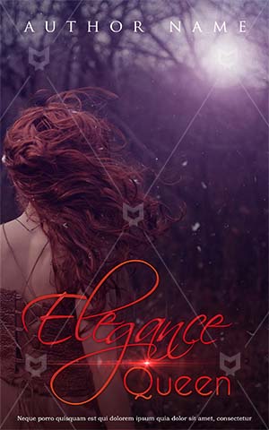 Fantasy-book-cover-alone-queen-princess-Forest-hair-romance