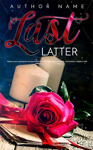 Fantasy-book-cover-love-romance-candle-rose-lattes