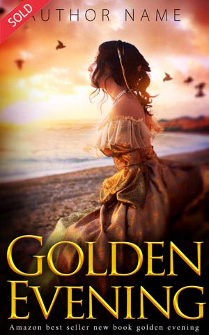 Fantasy-book-cover-Golden-Evening-princess-girl-love-romance