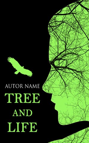 Fantasy-book-cover-tree-life-face-green