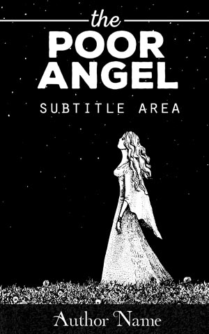 Fantasy-book-cover-Angel-star-black-night