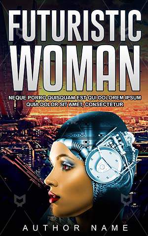 Fantasy-book-cover-Futuristic-Girl-Electronic-Explore-Cyborg-Woman-Science-Sci-fi-Cyber-Future