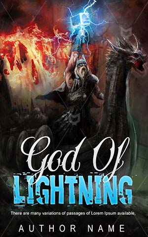 Fantasy-book-cover-God-Viking-Hammer-Dark-fantasy-covers-Lightning-Thor-Strike-Illustration-Energy-Electricity-Strong-Heat-Angry-Evil