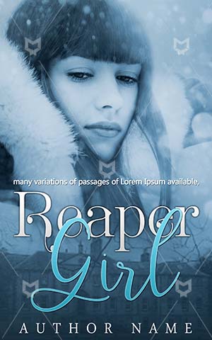 Fantasy-book-cover-Pretty-Girl-Reaper-Snow-Seasonal-Female-Women-Beauty-Beautiful-Christmas-girl-Cold-Snowflake
