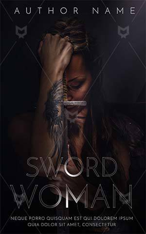 Fantasy-book-cover-woman-beautiful-girl-gothic-sword-tattoo-warrior