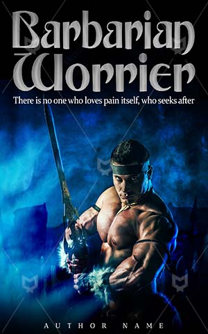 Fantasy-book-cover-Worrier-Fighter-Men-Barbarian-Warrior-fighter-symbol-Steel-Sharp-Male-Smoke-Strong-Sword-Ancient-Iron-Battle-Hero