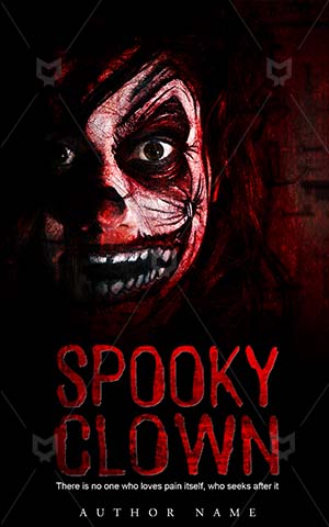 Horror-book-cover-scary-clown-smile