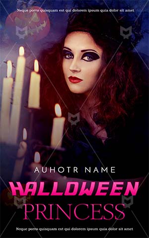 Horror-book-cover-queen-halloween-party-witch