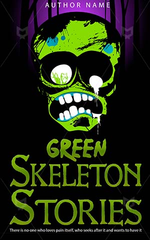 Horror-book-cover-green-scary-skeleton
