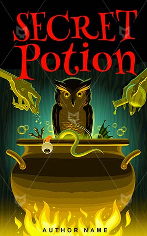 Horror-book-cover-secret-halloween-potion