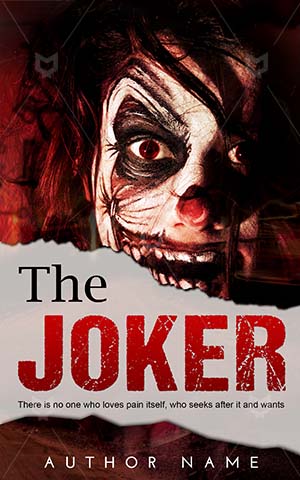Horror-book-cover-Face-Clown-Halloween-stories-Scary-clown-Evil-Picture-of-monster-design-face