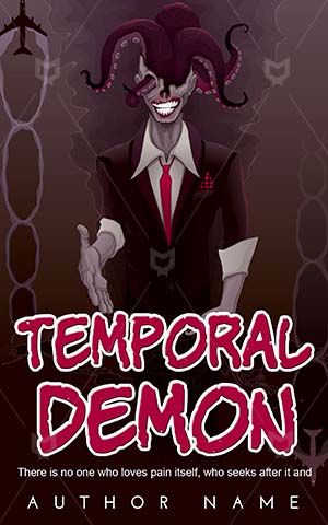 Horror-book-cover-Temporal-Fear-Monster-Scary-ideas-Demon-Skull-Halloween-Evil