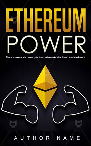Nonfiction-book-cover-Business-Power-Ethereum-books-covers-Market-Vector-Money-Currency-Economy