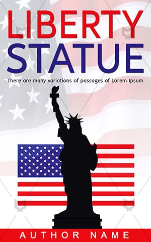 Nonfiction-book-cover-Statue-Liberty-Non-fiction-covers-City-Culture-American-Usa-Landmark-Sculpture-July-America-Freedom-Silhouette-Symbol