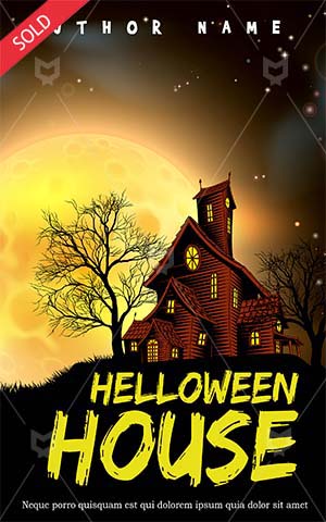 Romance-book-cover-halloween-haunted-house-party-moon-scary