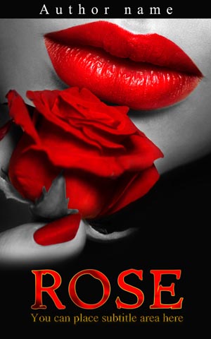Romance-book-cover-love-rose-lips-girl-red