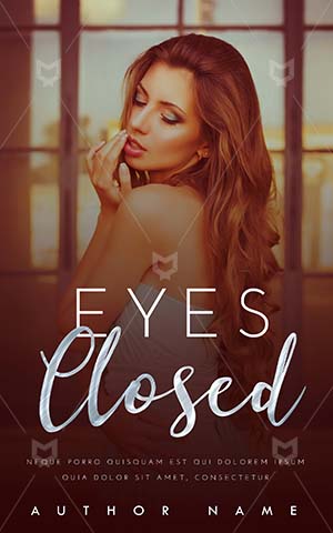 Romance-book-cover-Beautiful-girl-romance-eyes-outdoor-Bright-woman-wedding-premade-covers