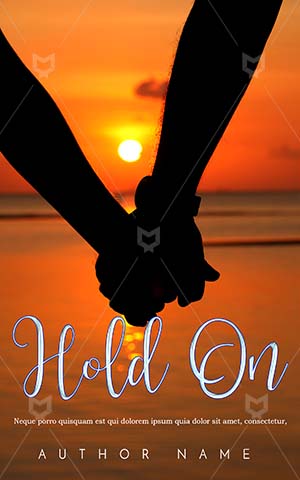 Romance-book-cover-Couple-Sunset-in-the-beach-Holding-hands-Romantic-couple-holding-silhouette