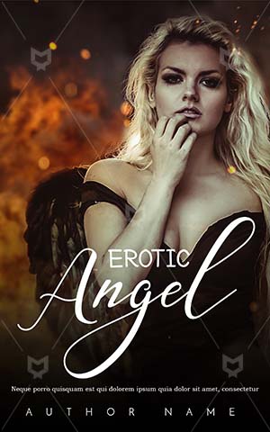 Romance-book-cover-Fire-Angel-Book-Covers-Premade-Fantasy-Woman-Fallen-Cover-Design-Black-Frock