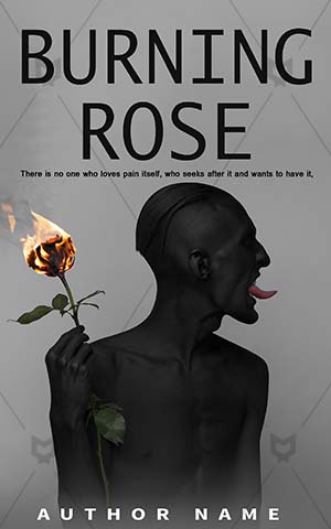 Romance-book-cover-Men-Burning-Rose-ebook-design-Black-Death-Halloween-Love-Beauty-Flower-covers-Vampire-Undead