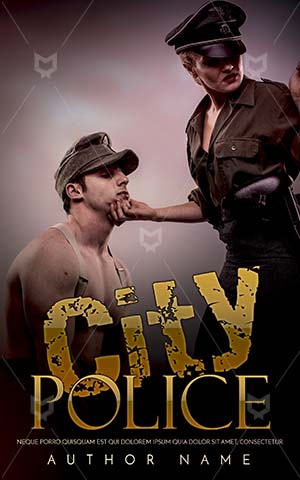 Romance-book-cover-Police-woman-Fake-Book-Covers-Gangster-Woman-Cover-Design