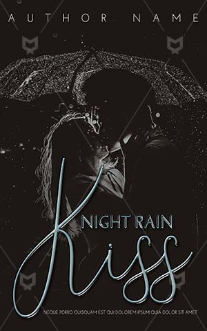 Romance-book-cover-Rain-Night-Valentine-day-Sky-Kissing-Couple-Romantic-Umbrella