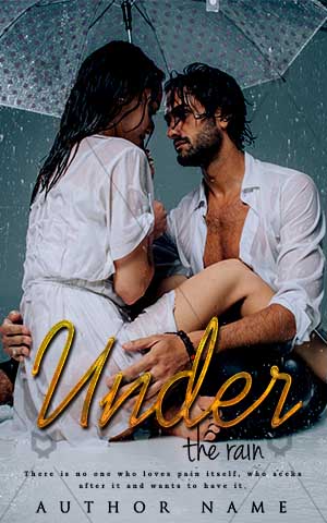 Romance-book-cover-raining-couple-under-the-umbrella