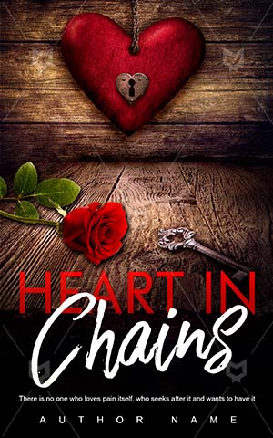 Romance-book-cover-Heart-Chain-Book-covers-with-hearts-Valentine-Sign-Chains-Table-Red-romance-Happy-Holiday-Love-Retro
