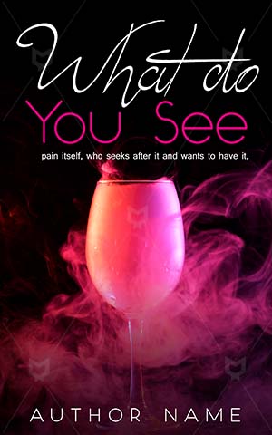 Romance-book-cover-See-Love-Glass-Art-Abstract-Cover-symbol-Pink-Creative-Fantasy-Motion-Smoke-Premade-fantasy-covers