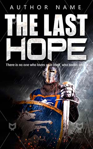 Thrillers-book-cover-Knight-Lightning-Fire-sparks-Background-Soldier-Battle-Combat-Historical-Warrior-Helmet-Culture-Clouds