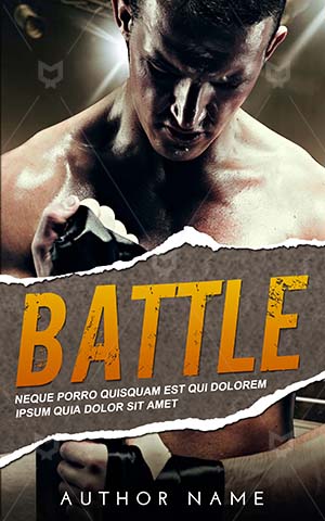 Thrillers-book-cover-Man-Fighting-Battle-Fighter-Sport-Competitive-Boxing-Premade-covers-thriller-Rough-Young-Player
