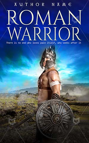 Thrillers-book-cover-Weapon-Historic-The-warrior-Roman-Ancient-War-Male-Man-Power-Fighter-Vintage-Mountains-Fit-Strength-History-Greek